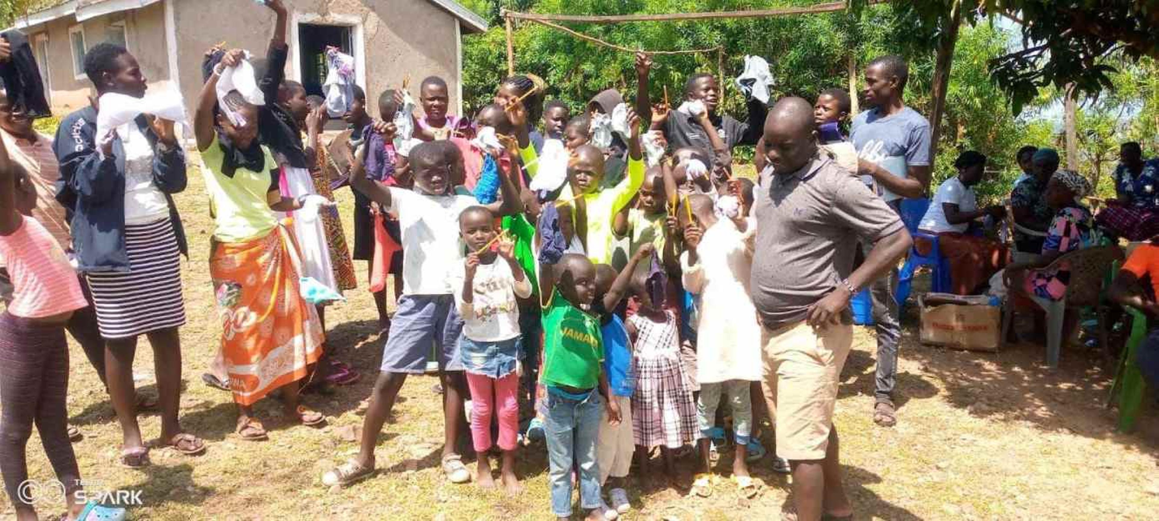 Children with there shoesfarm